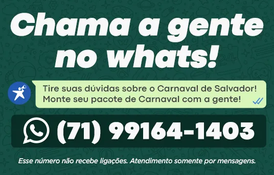 Central de Atendimento do Carnaval de Salvador pelo WhatsApp