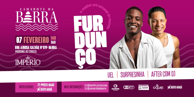 furdunço no camarote da barra 2026