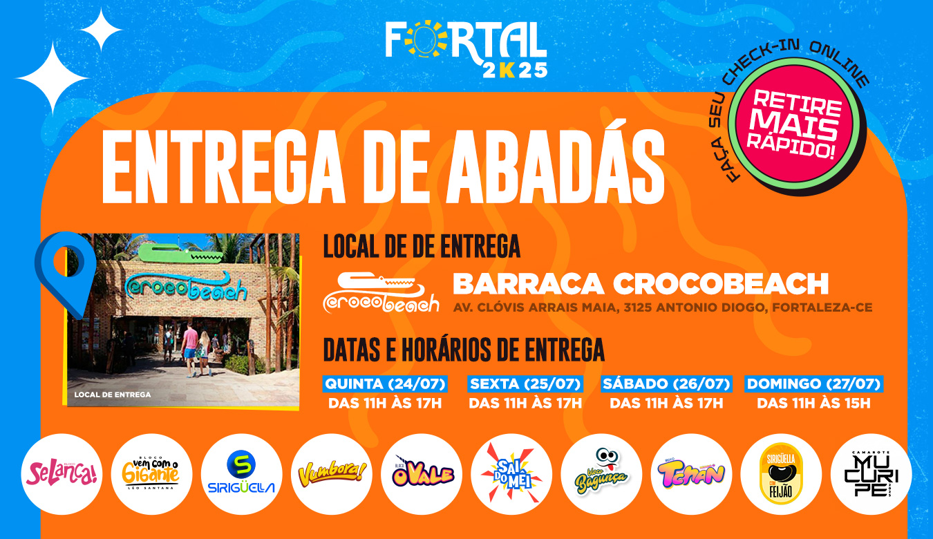 Entrega de abadás do Fortal